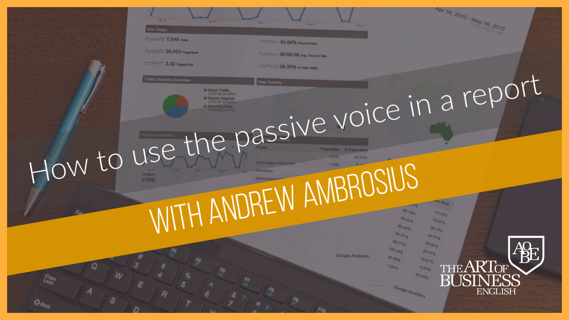 Passive report. Passive Voice in Academic writing.